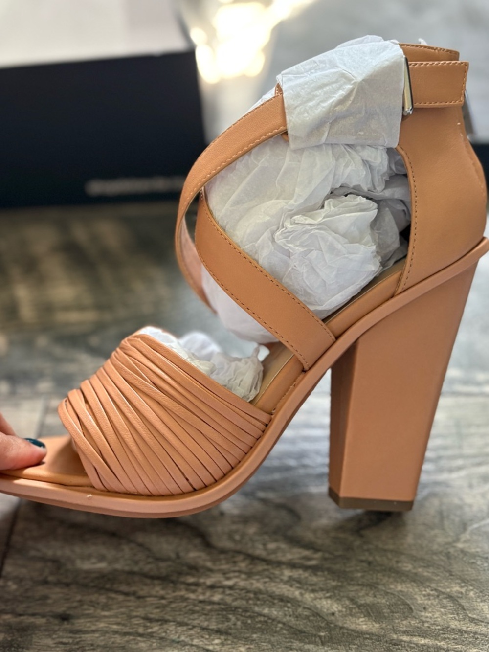 New. Dolce Vita Strappy Block Heel Sandals. Size 8.5